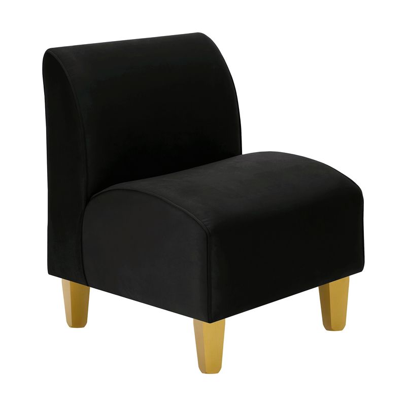 BODEVIR - Poltrona Soft 1C Felpa 01 Negro
