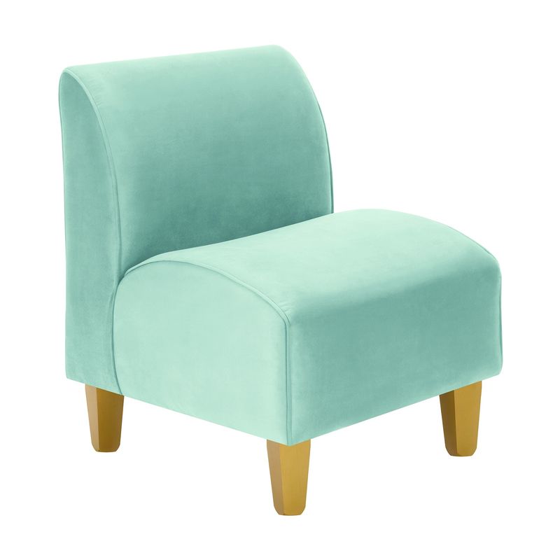 BODEVIR - Poltrona Soft 1C Felpa 01 Verde Agua