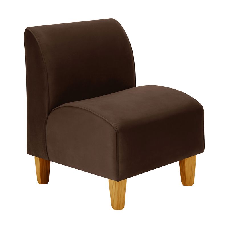 BODEVIR - Poltrona Soft 1C Felpa 04 Chocolate