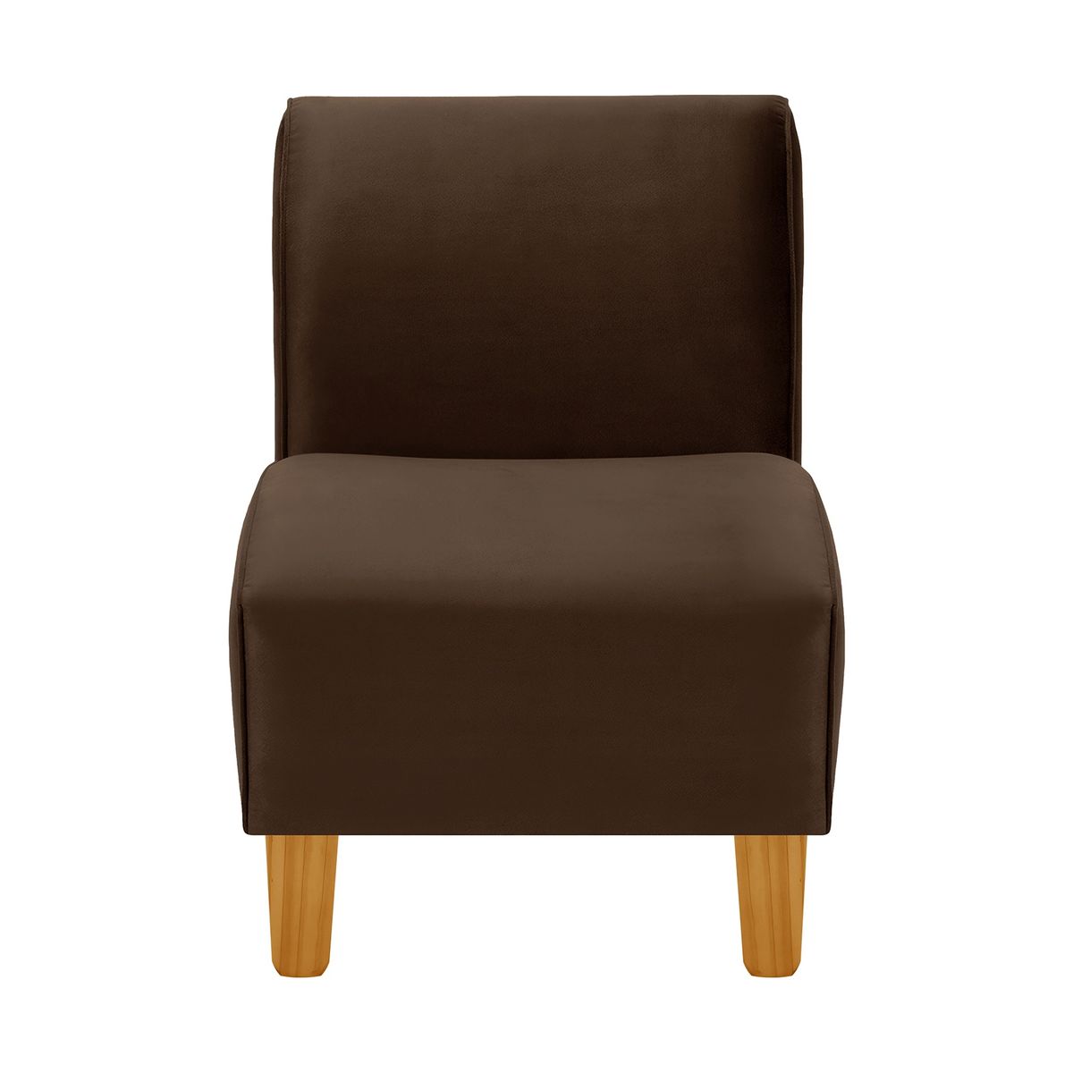 BODEVIR - Poltrona Soft 1C Felpa 04 Chocolate