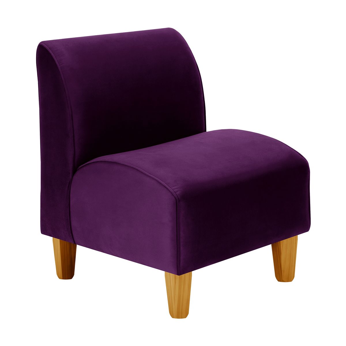 BODEVIR - Poltrona Soft 1C Felpa 04 Morado