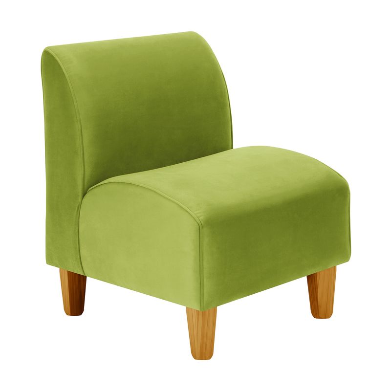 BODEVIR - Poltrona Soft 1C Felpa 04 Pistacho