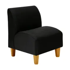 BODEVIR - Poltrona Soft 1C Felpa 04 Negro
