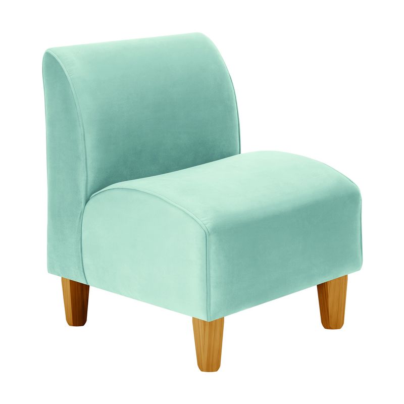 BODEVIR - Poltrona Soft 1C Felpa 04 Verde Agua