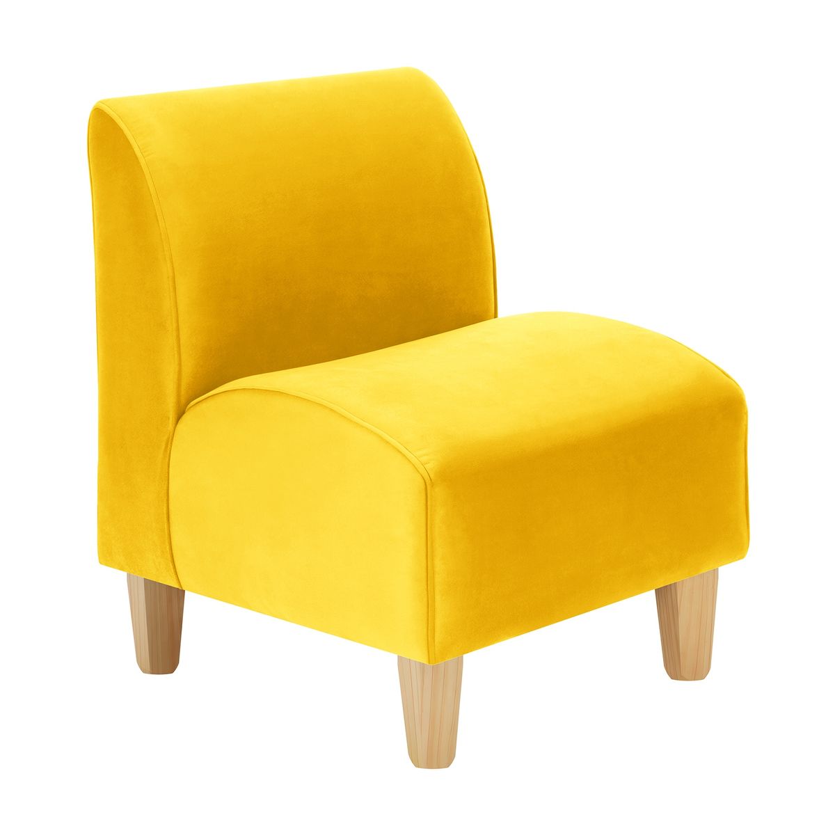BODEVIR - Poltrona Soft 1C Felpa 05 Amarillo