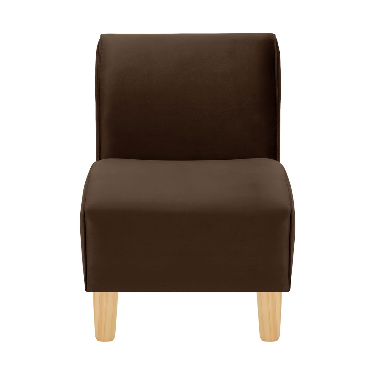 BODEVIR - Poltrona Soft 1C Felpa 05 Chocolate