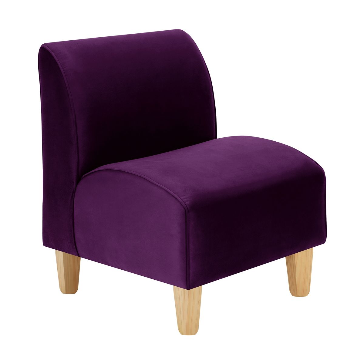 BODEVIR - Poltrona Soft 1C Felpa 05 Morado