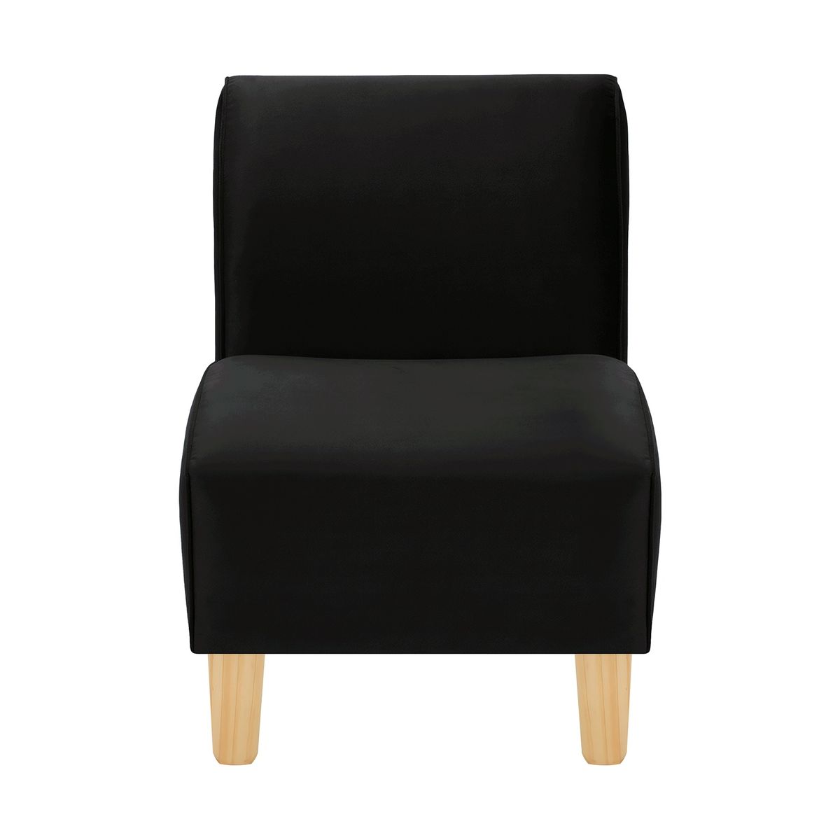 BODEVIR - Poltrona Soft 1C Felpa 05 Negro