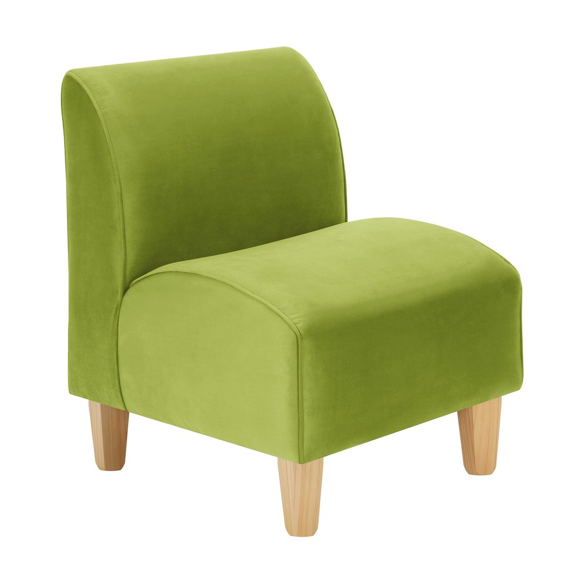 BODEVIR - Poltrona Soft 1C Felpa 05 Pistacho