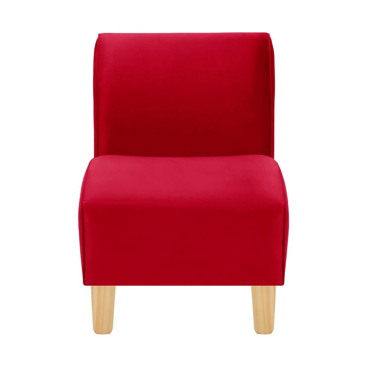 BODEVIR - Poltrona Soft 1C Felpa 05 Rojo
