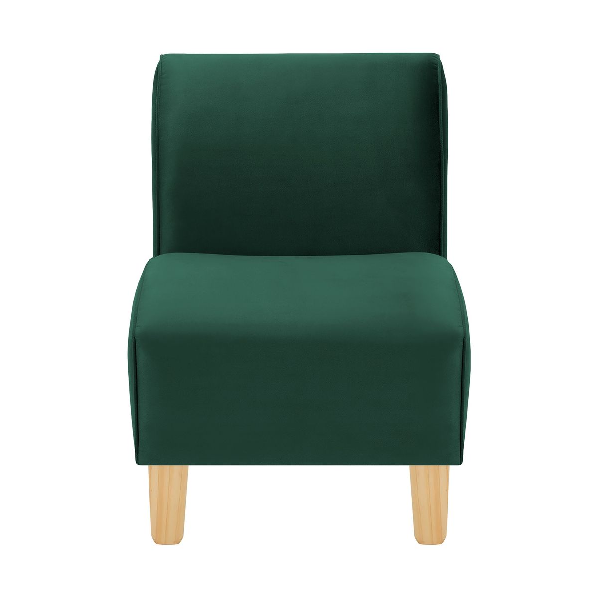 BODEVIR - Poltrona Soft 1C Felpa 05 Verde Botella