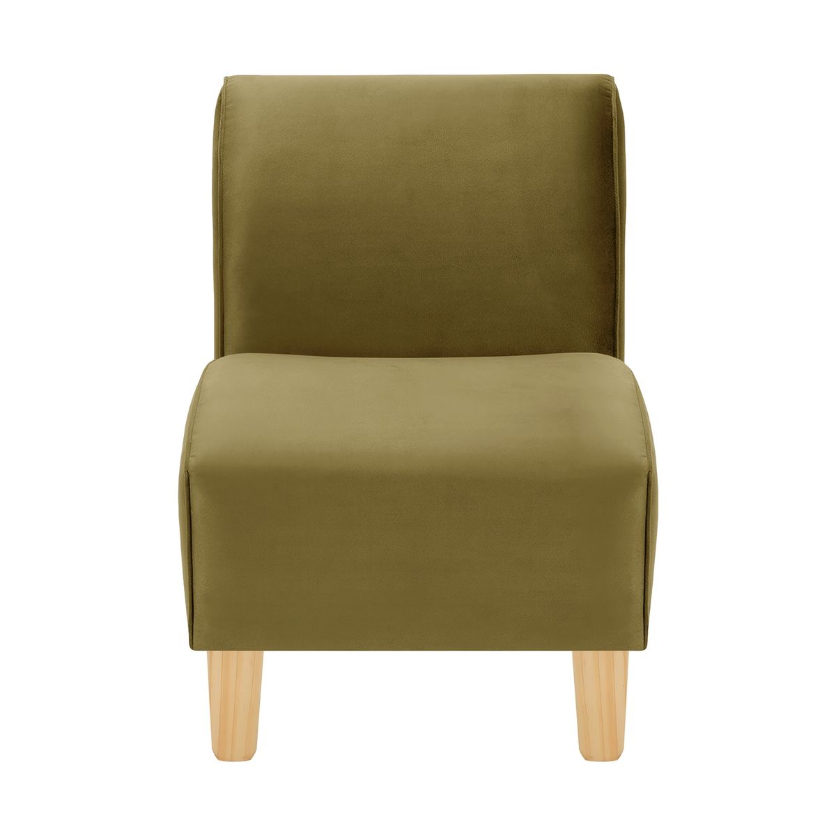 BODEVIR - Poltrona Soft 1C Felpa 05 Verde Musgo