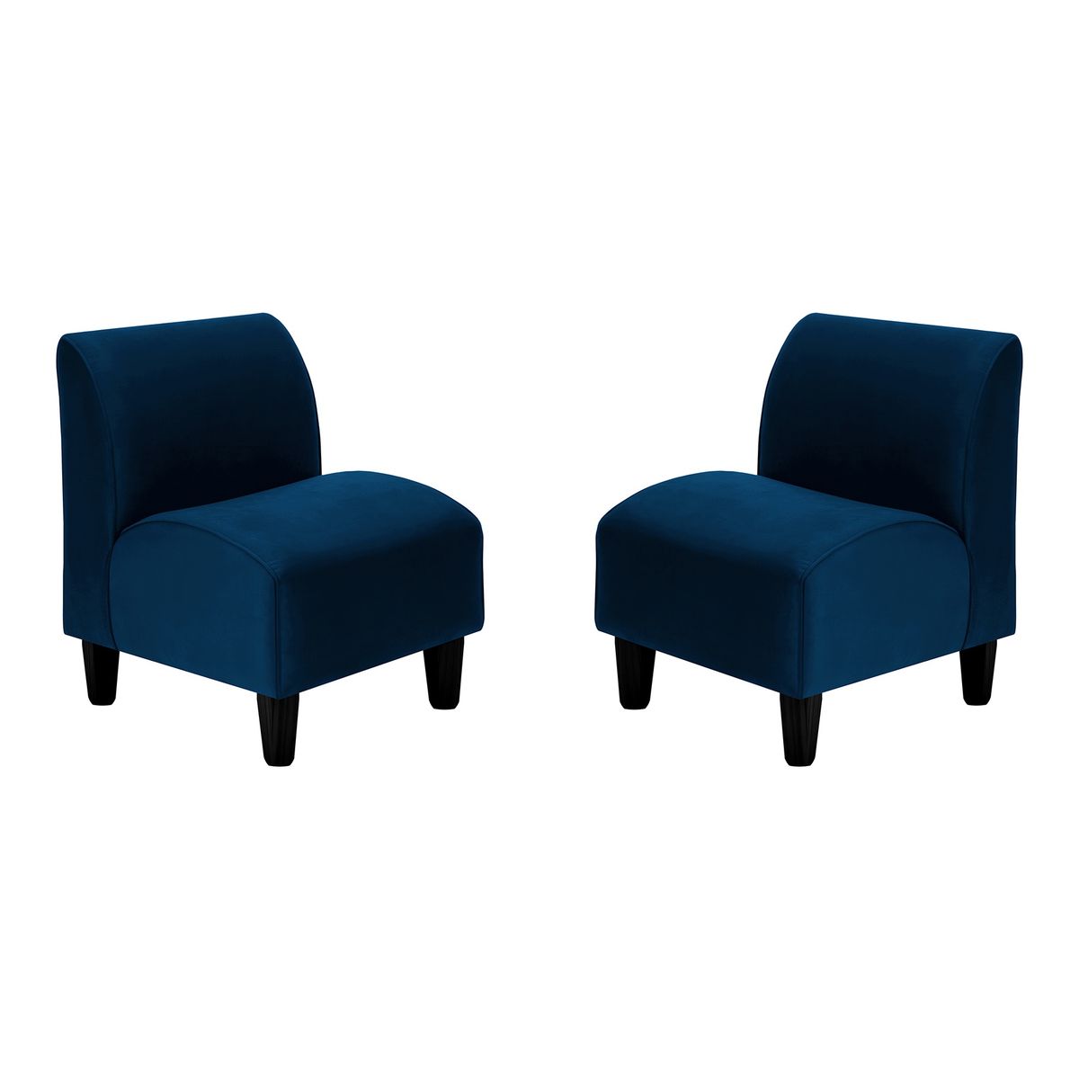 BODEVIR - Set Poltrona Soft 1C Felpa 00 Azul Marino