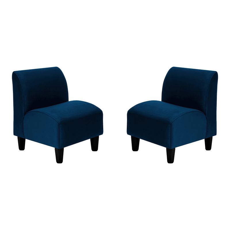 BODEVIR - Set Poltrona Soft 1C Felpa 00 Azul Marino