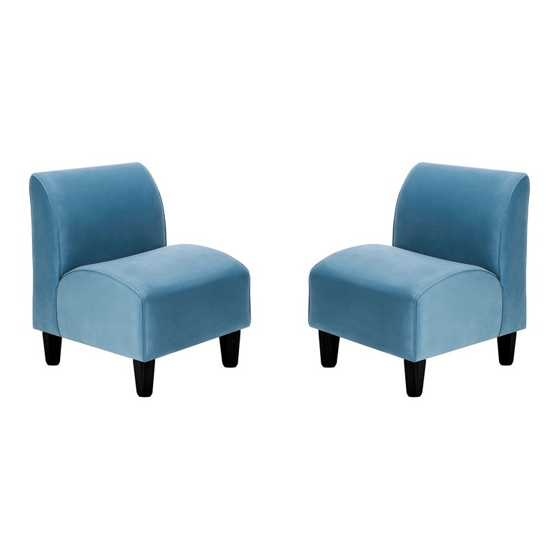 BODEVIR - Set Poltrona Soft 1C Felpa 00 Azul Petroleo
