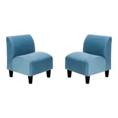 BODEVIR - Set Poltrona Soft 1C Felpa 00 Azul Petroleo