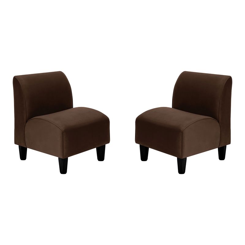 BODEVIR - Set Poltrona Soft 1C Felpa 00 Chocolate