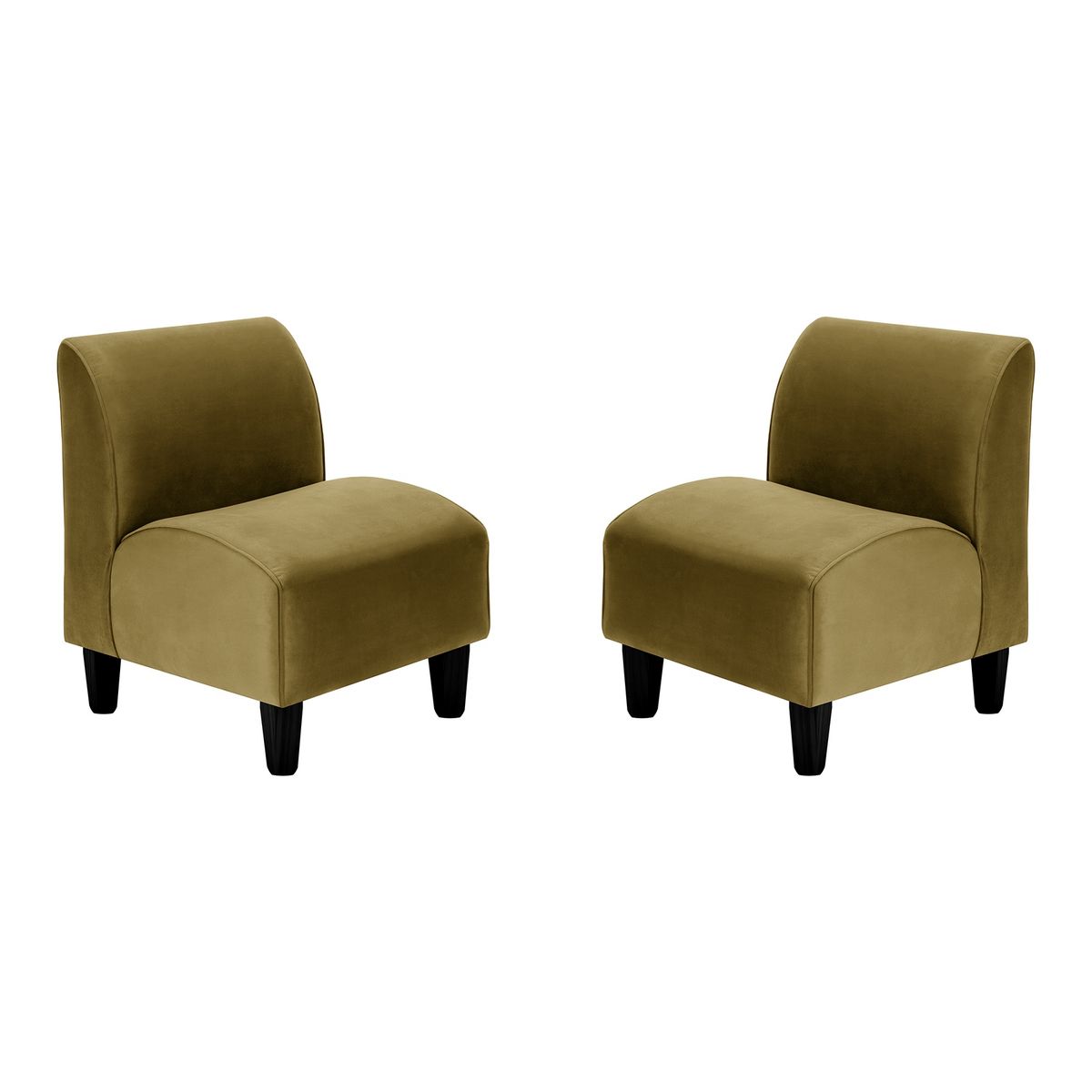 BODEVIR - Set Poltrona Soft 1C Felpa 00 Verde Musgo