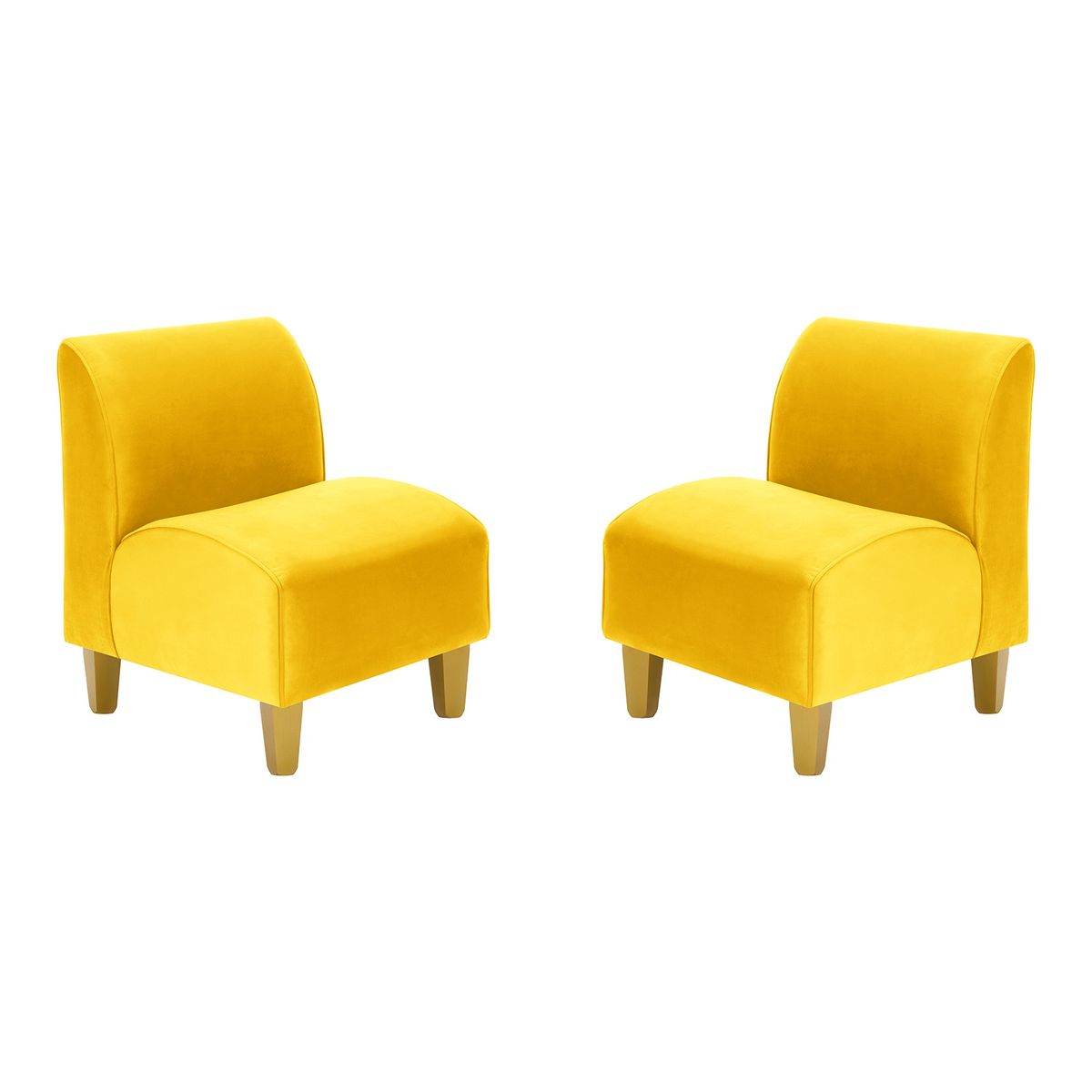 BODEVIR - Set Poltrona Soft 1C Felpa 01 Amarillo