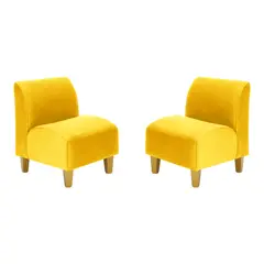 BODEVIR - Set Poltrona Soft 1C Felpa 01 Amarillo