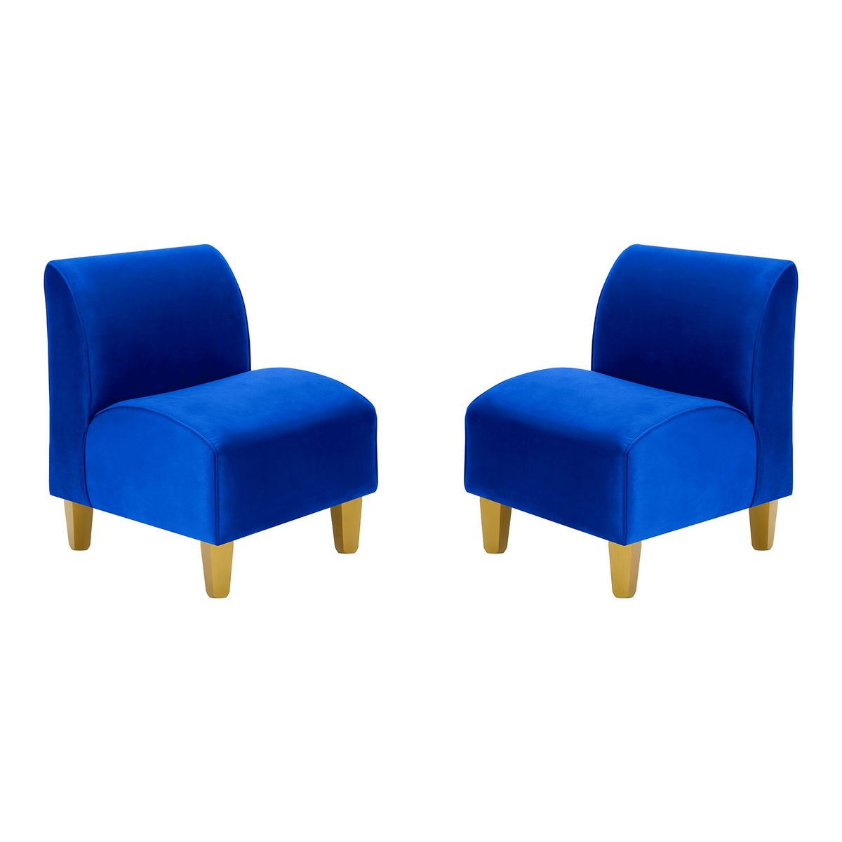 BODEVIR - Set Poltrona Soft 1C Felpa 01 Azul Rey