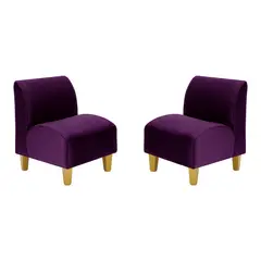 BODEVIR - Set Poltrona Soft 1C Felpa 01 Morado