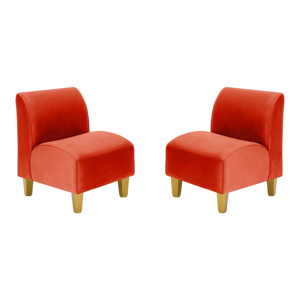 BODEVIR - Set Poltrona Soft 1C Felpa 01 Naranja.