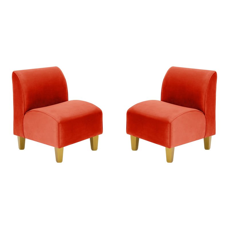 BODEVIR - Set Poltrona Soft 1C Felpa 01 Naranja