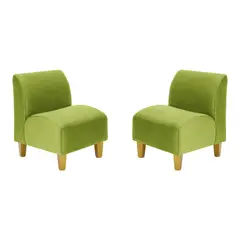 BODEVIR - Set Poltrona Soft 1C Felpa 01 Pistacho