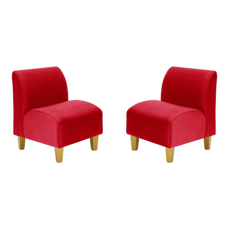 BODEVIR - Set Poltrona Soft 1C Felpa 01 Rojo