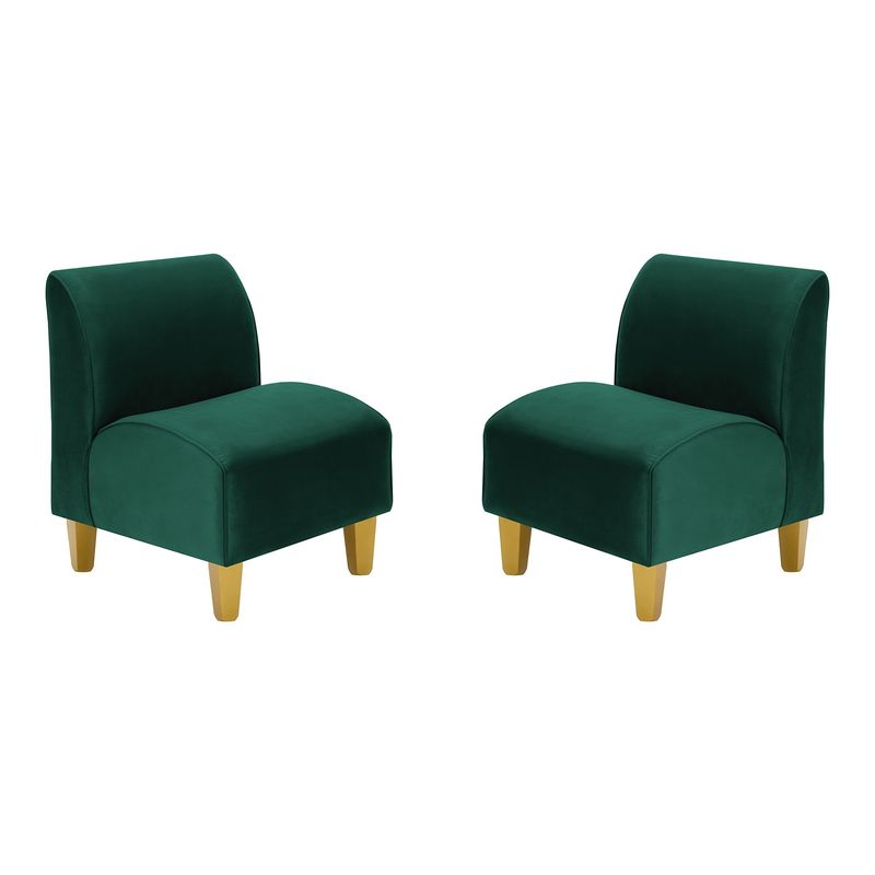 BODEVIR - Set Poltrona Soft 1C Felpa 01 Verde Botella