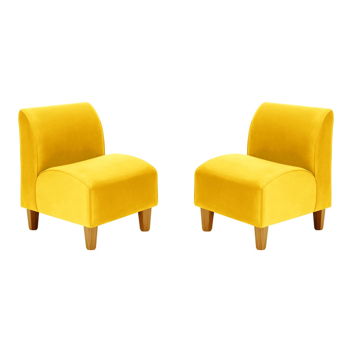 BODEVIR - Set Poltrona Soft 1C Felpa 04 Amarillo