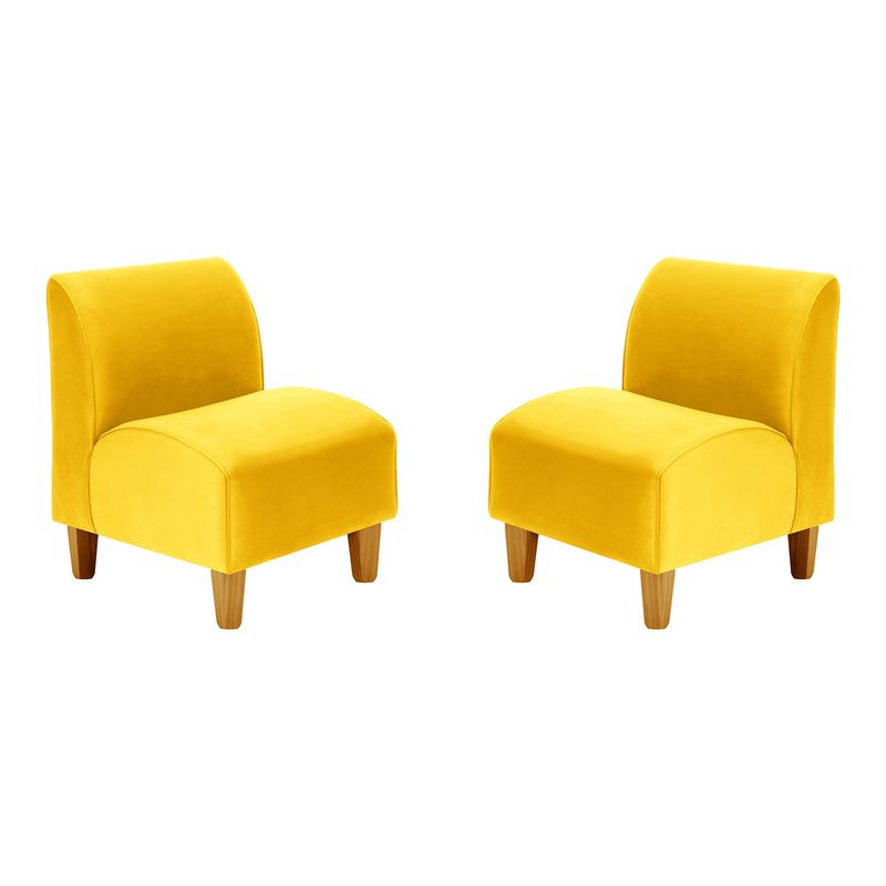 BODEVIR - Set Poltrona Soft 1C Felpa 04 Amarillo