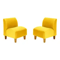 BODEVIR - Set Poltrona Soft 1C Felpa 04 Amarillo
