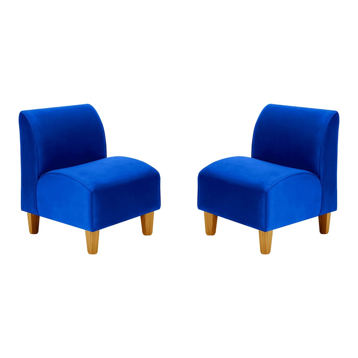 BODEVIR - Set Poltrona Soft 1C Felpa 04 Azul Rey