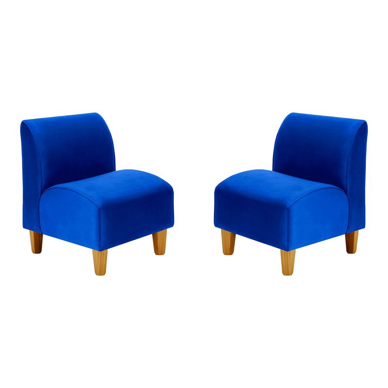 BODEVIR - Set Poltrona Soft 1C Felpa 04 Azul Rey