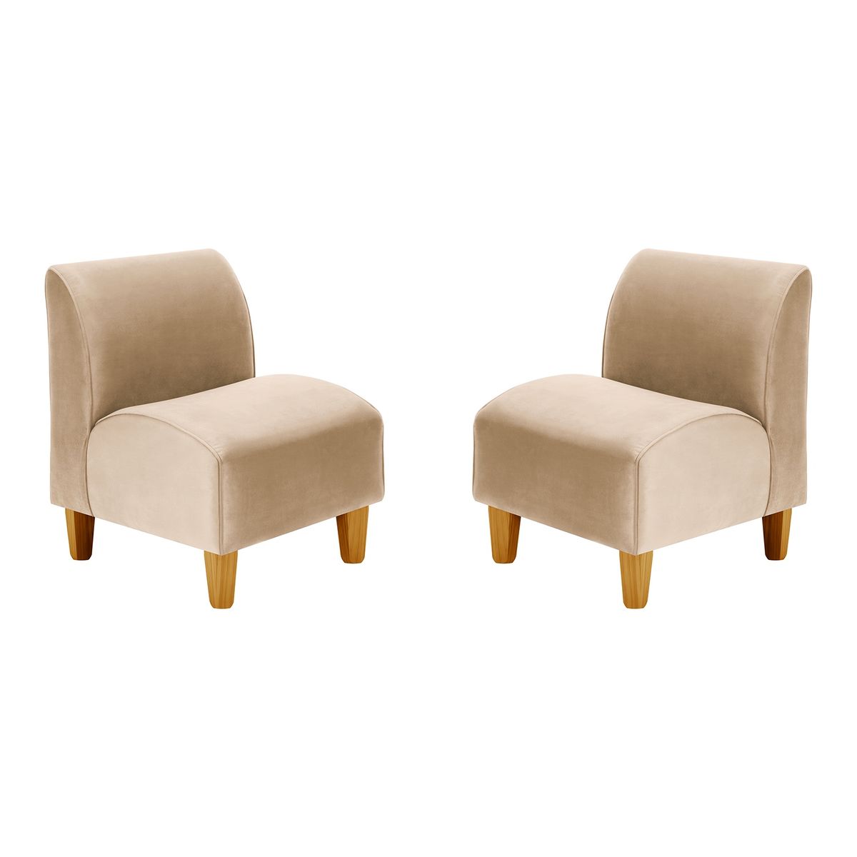 BODEVIR - Set Poltrona Soft 1C Felpa 04 Beige