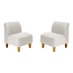 BODEVIR - Set Poltrona Soft 1C Felpa 04 Crudo