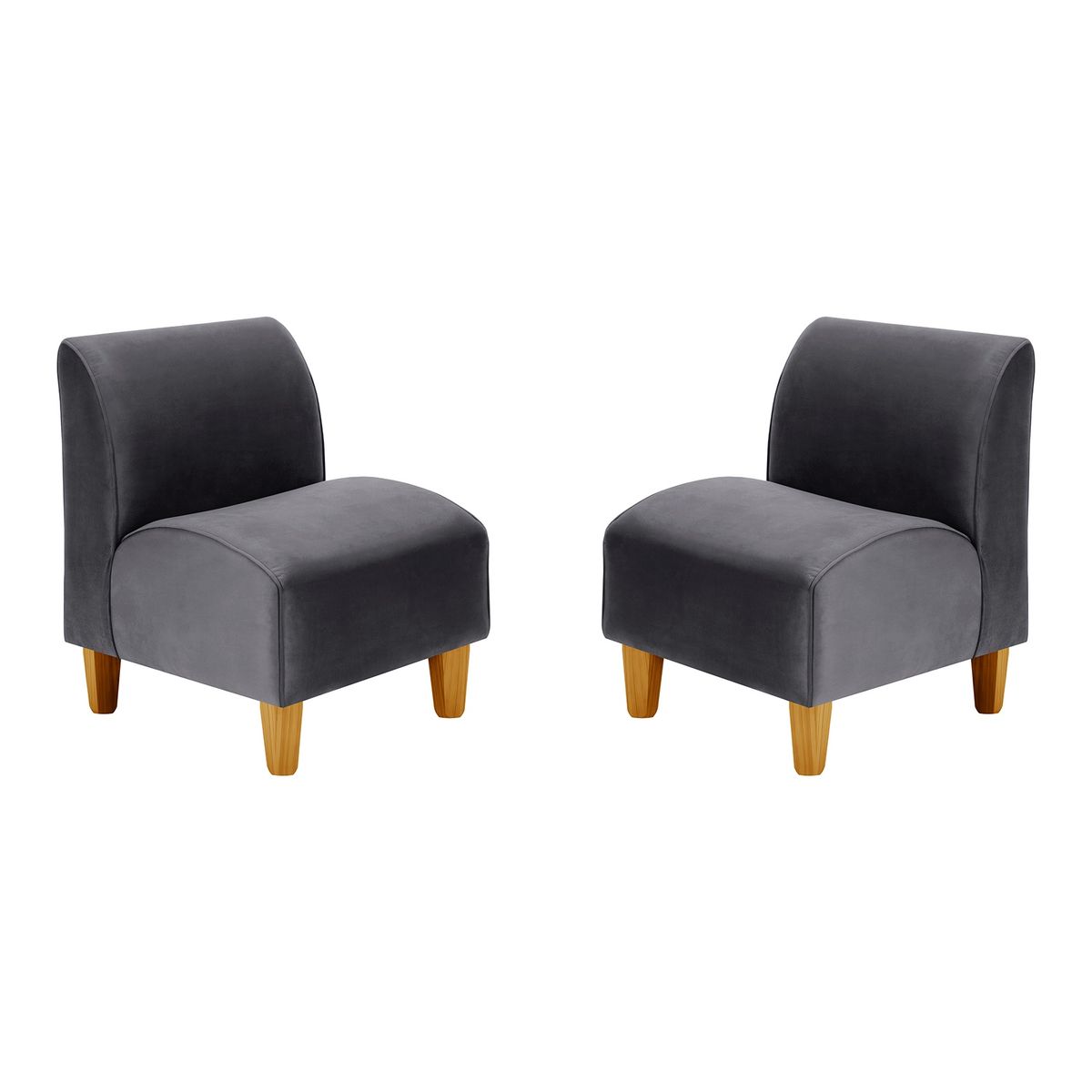 BODEVIR - Set Poltrona Soft 1C Felpa 04 Gris