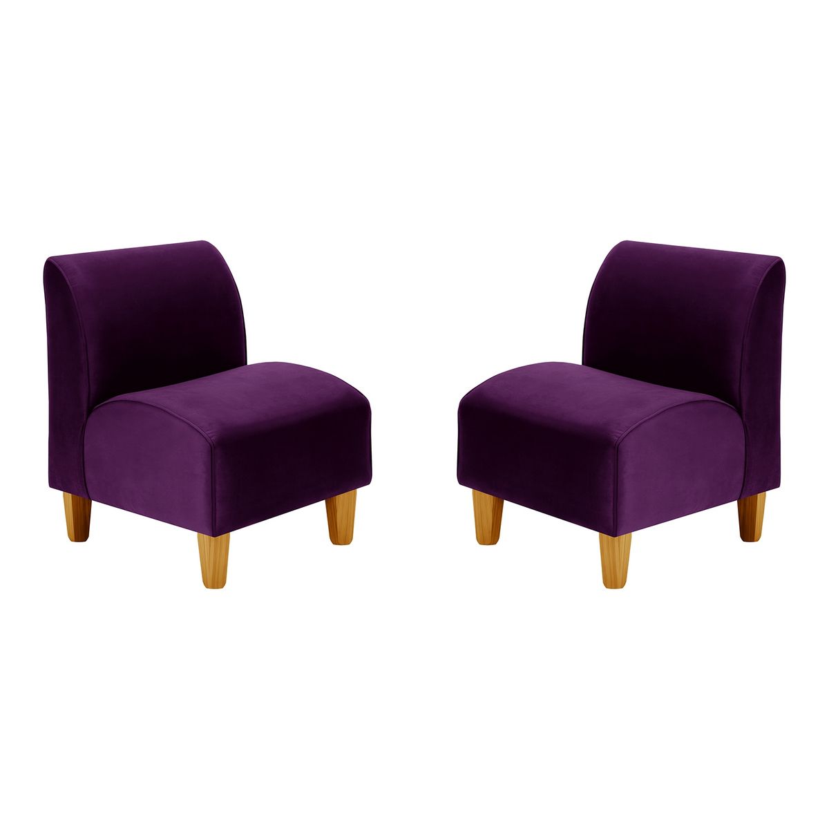BODEVIR - Set Poltrona Soft 1C Felpa 04 Morado