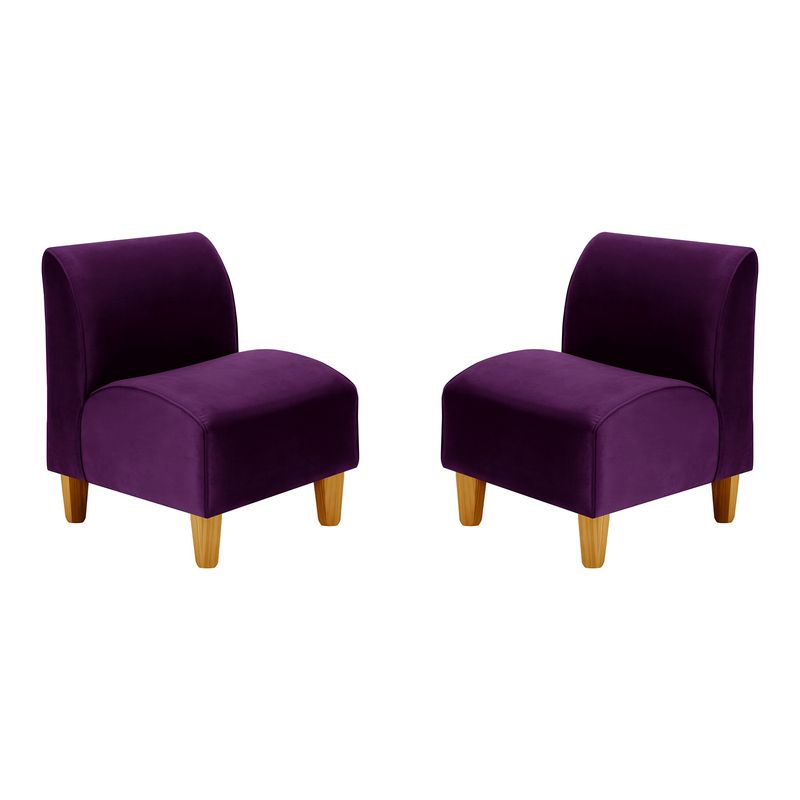 BODEVIR - Set Poltrona Soft 1C Felpa 04 Morado
