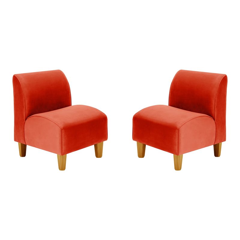 BODEVIR - Set Poltrona Soft 1C Felpa 04 Naranja