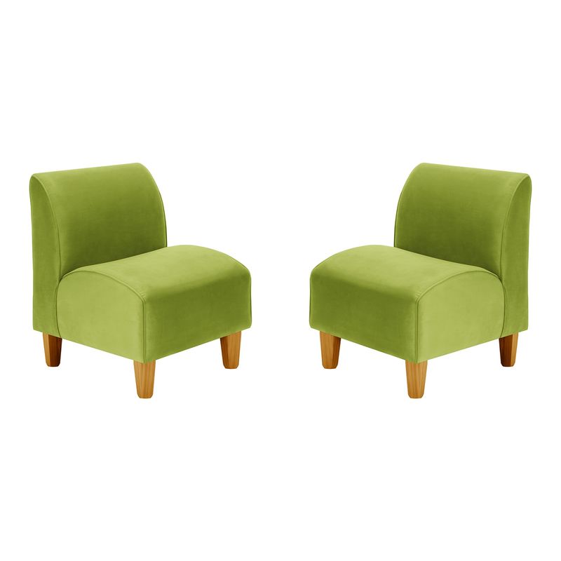 BODEVIR - Set Poltrona Soft 1C Felpa 04 Pistacho