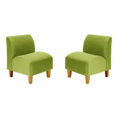 BODEVIR - Set Poltrona Soft 1C Felpa 04 Pistacho