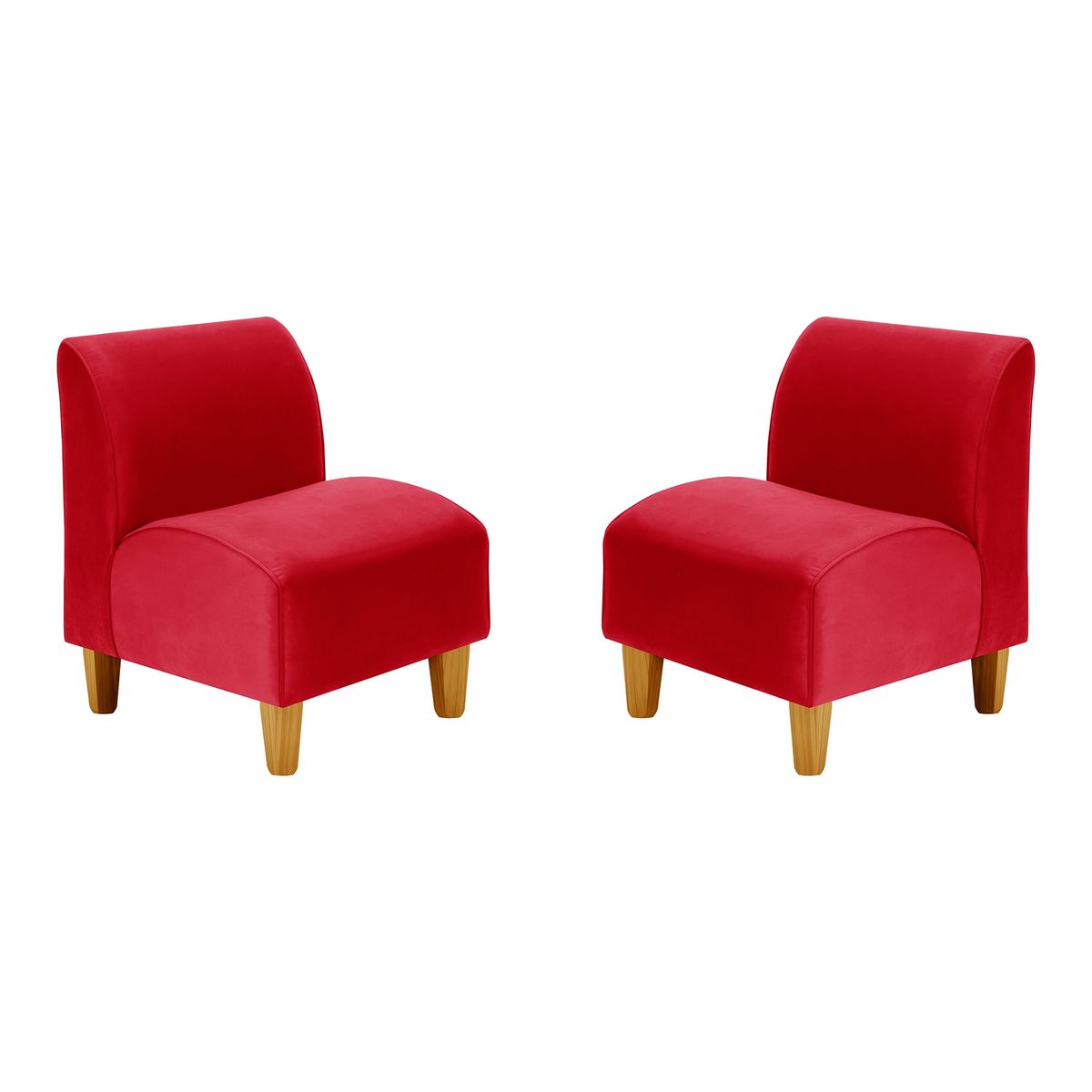 BODEVIR - Set Poltrona Soft 1C Felpa 04 Rojo