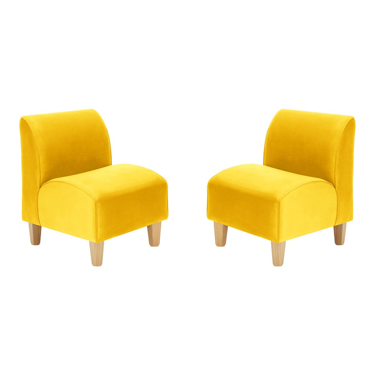BODEVIR - Set Poltrona Soft 1C Felpa 05 Amarillo