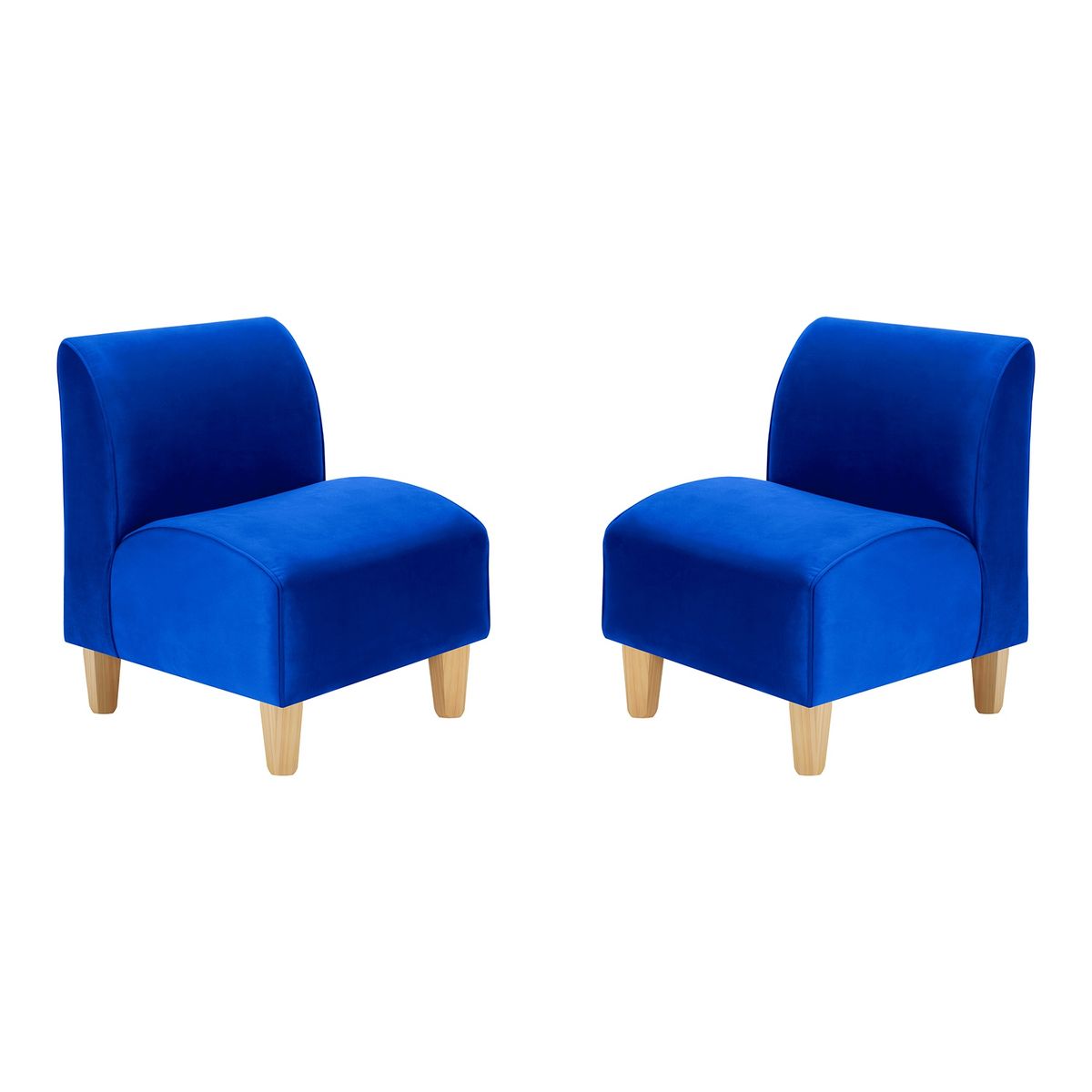 BODEVIR - Set Poltrona Soft 1C Felpa 05 Azul Rey