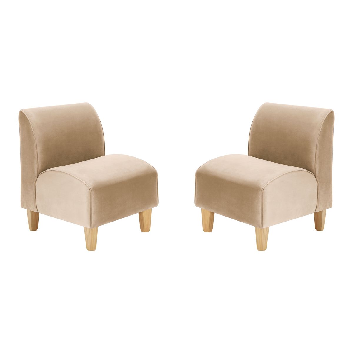BODEVIR - Set Poltrona Soft 1C Felpa 05 Beige