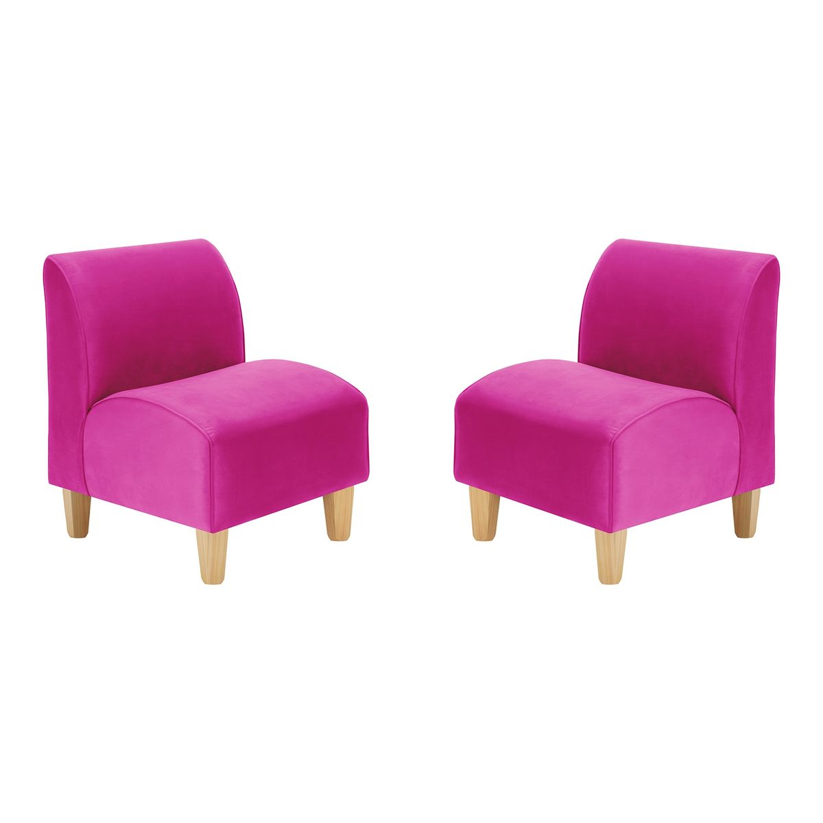 BODEVIR - Set Poltrona Soft 1C Felpa 05 Fucsia