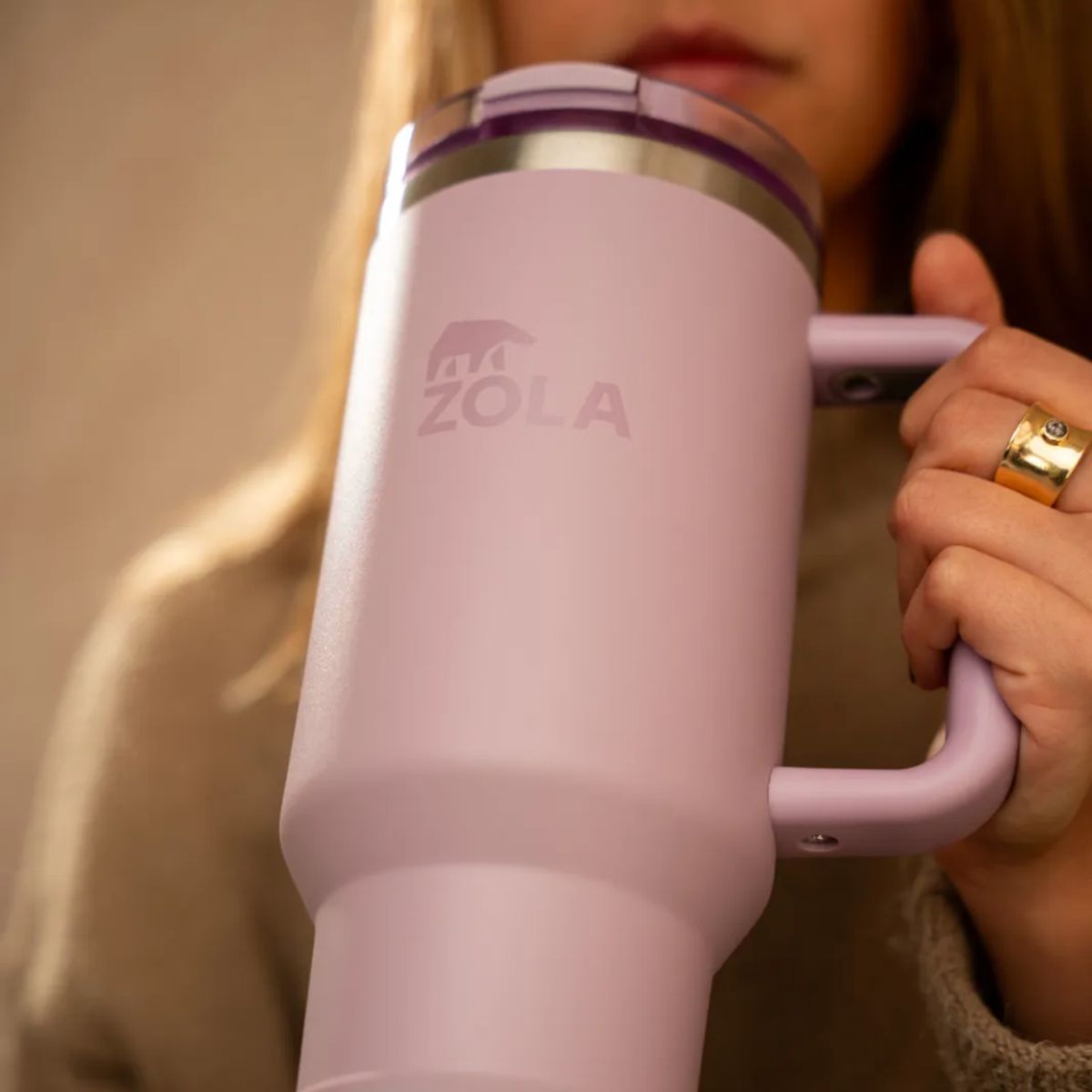 ZOLA OUTDOORS - Vaso Térmico Zola 1200ml Inoxidable Hermético Frío Y Calor Lila